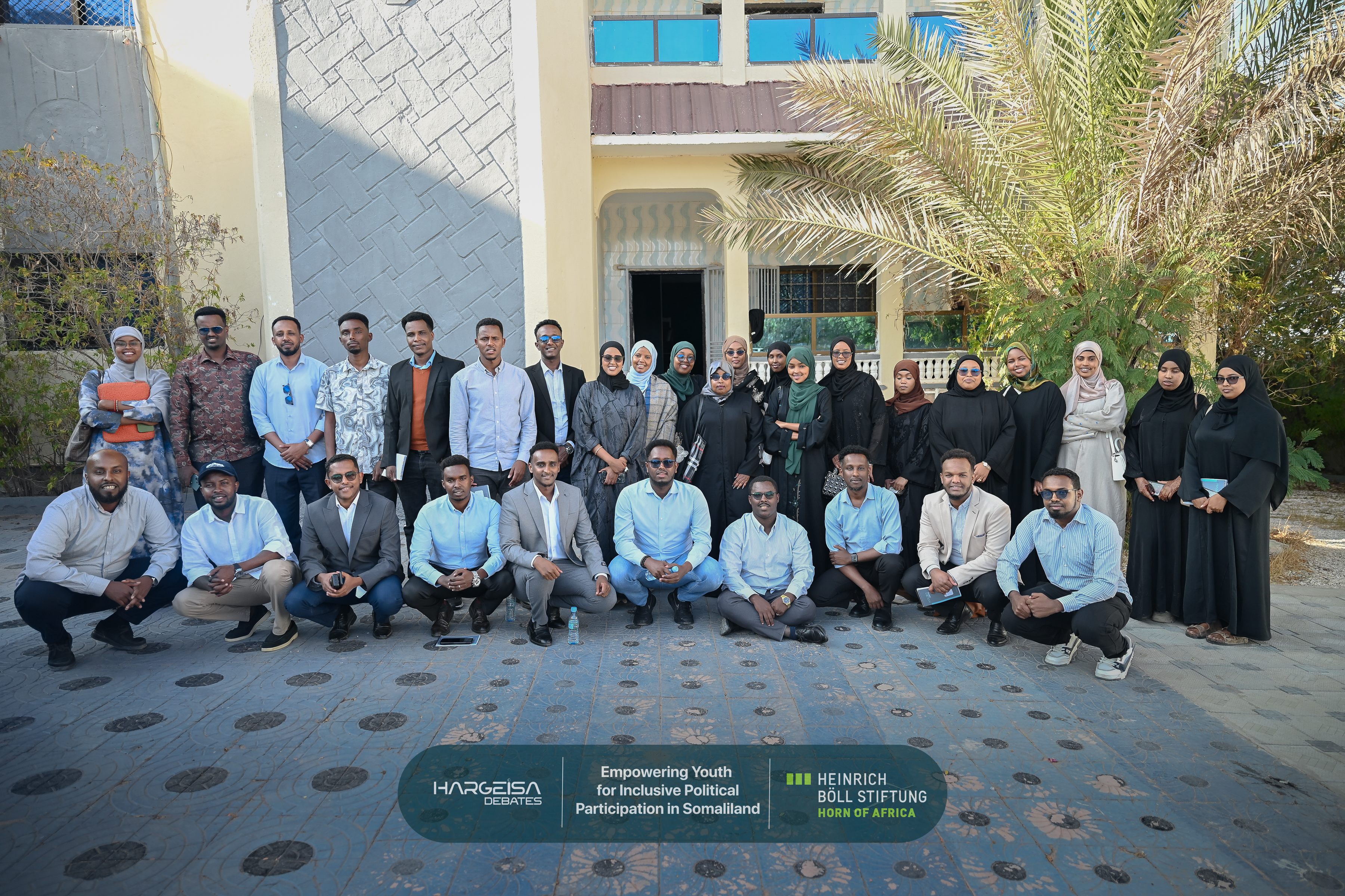 Youth political participation programme group photograph